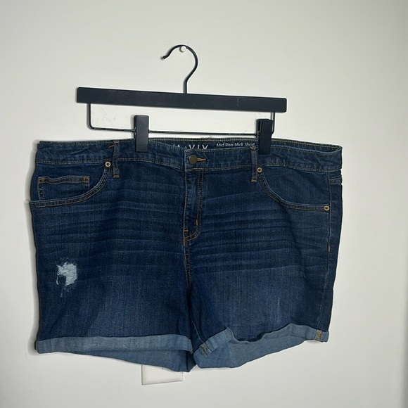 Ladies AVA & VIV DENIM SHORTS - Picture 2 of 5